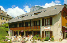 vue de l'h�tel Le Grans Som, c�t� rest-terrasse